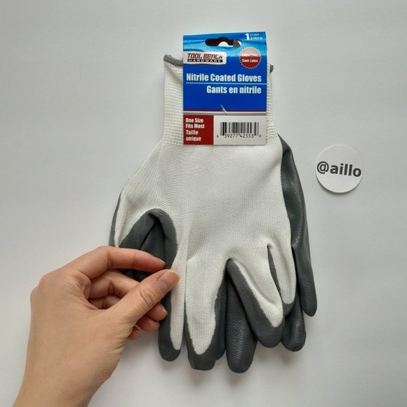 Tool Bench Hardware Nitrile Coated Gloves - Picture 4 of 13
